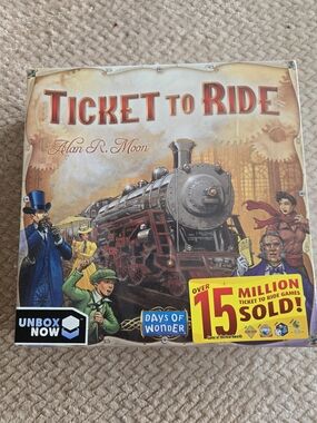 Ticket to Ride Board Game by Days of Wonder. Alan R. Moon Family Strategy Game